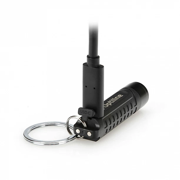 Optiline Opti Tracker sleutelhanger zaklamp, werkt met Apple 