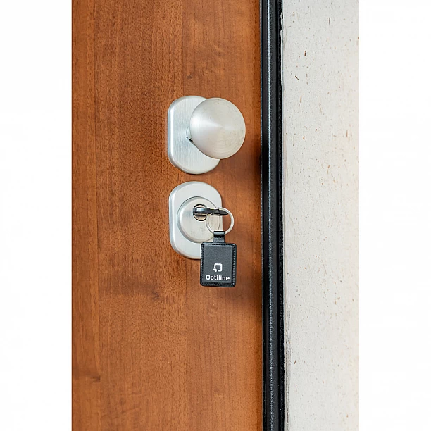 Optiline Opti Tracker sleutelhanger, werkt met Apple 