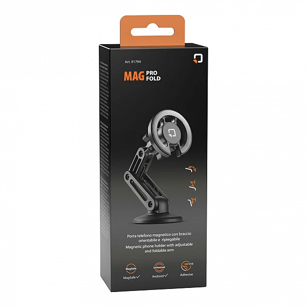 Optiline magnetische telefoonhouder met 3M VHB voet, MagSafe