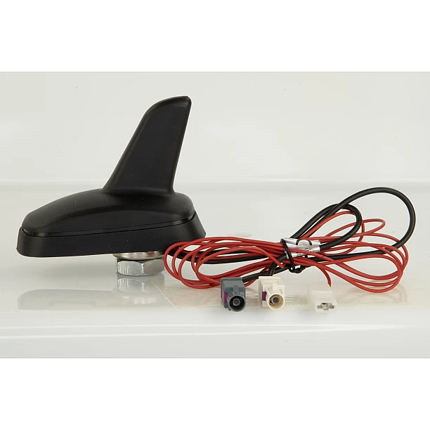 Shark dakantenne AM/FM & DAB+ (mat zwart) 2x fakra male Shark dakantenne AM/FM & DAB+ (mat zwart) 2x fakra male
