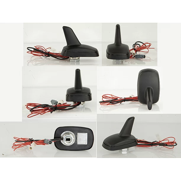 Shark dakantenne AM/FM & DAB+ (mat zwart) 2x fakra male Shark dakantenne AM/FM & DAB+ (mat zwart) 2x fakra male