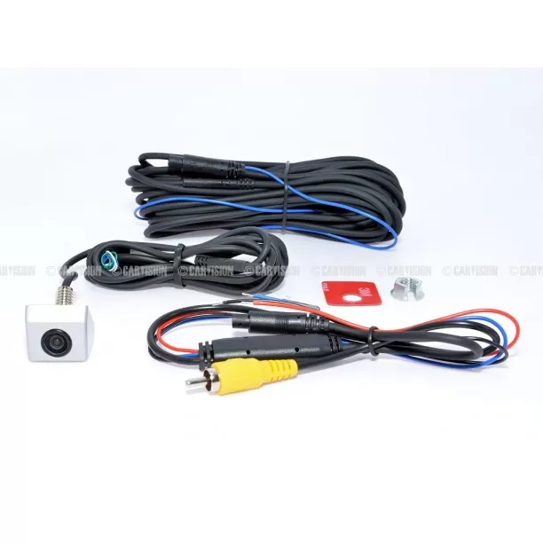 Camera mini Wit opbouw NTSC beeldlijnen RCA output incl. 9m. kabel Camera mini Wit opbouw NTSC beeldlijnen RCA output incl. 9m. kabel