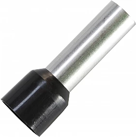 Adereindhuls voor kabelmaat: 25 mm² met zwarte isolatie
