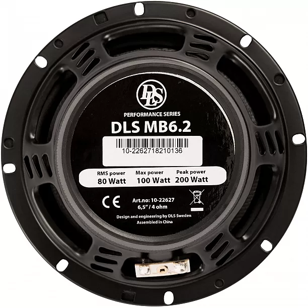 DLS 165 mm 2-weg componentluidsprekers MB6.2 DLS 165 mm 2-weg componentluidsprekers MB6.2