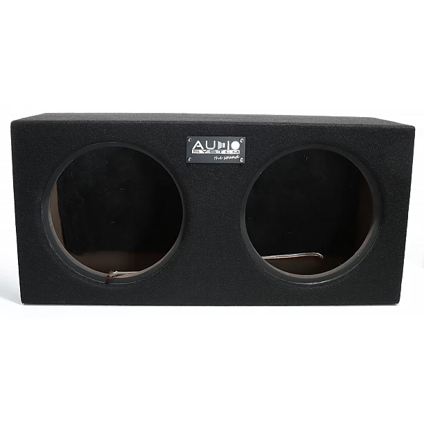AUDIO SYSTEM Lege behuizing. Gesloten behuizing met 2x23 liter voor 25 cm bas