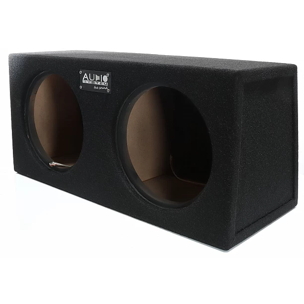 AUDIO SYSTEM Lege behuizing. Gesloten behuizing met 2x23 liter voor 25 cm bas