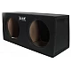 AUDIO SYSTEM Lege behuizing. Gesloten behuizing met 2x23 liter voor 25 cm bas
