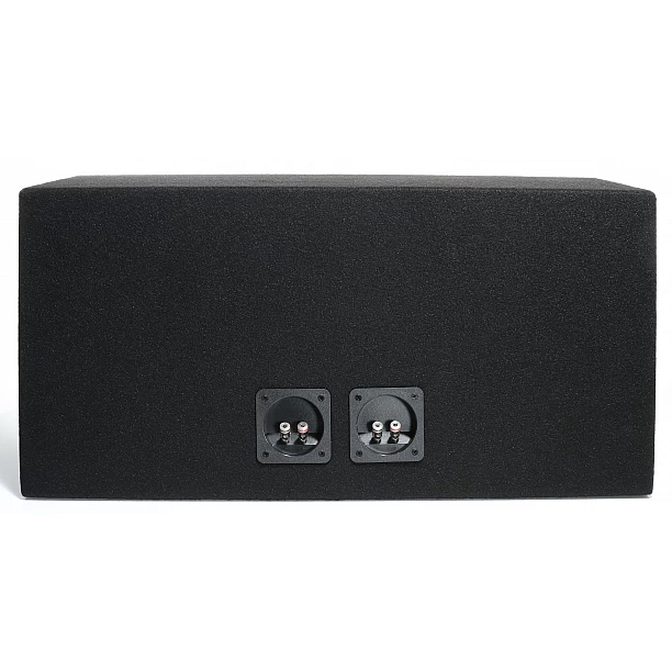 AUDIO SYSTEM Lege behuizing. Gesloten behuizing met 2x23 liter voor 25 cm bas