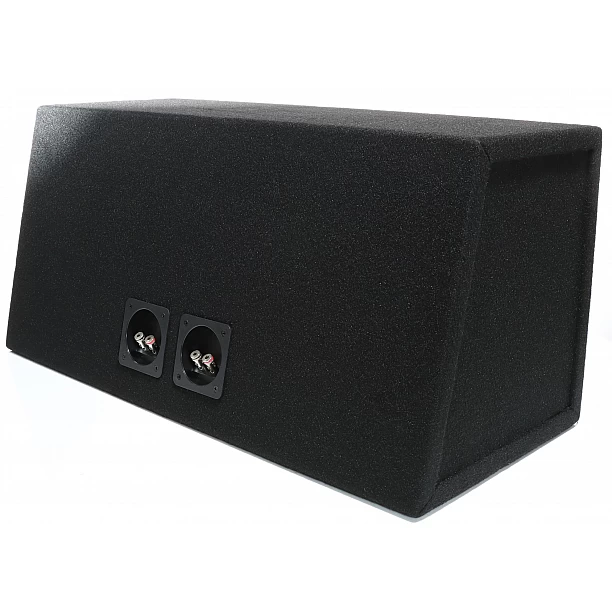 AUDIO SYSTEM Lege behuizing. Gesloten behuizing met 2x23 liter voor 25 cm bas
