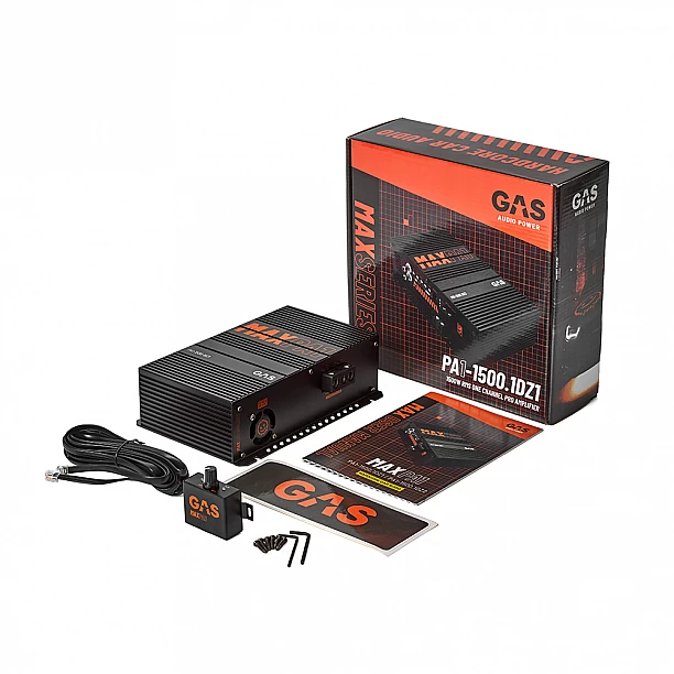 GAS MAX Level PA1 Mono amplifier 1Ohm GAS MAX Level PA1 Mono amplifier 1Ohm