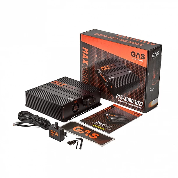 GAS MAX Level PA1 Mono amplifier 1Ohm GAS MAX Level PA1 Mono amplifier 1Ohm