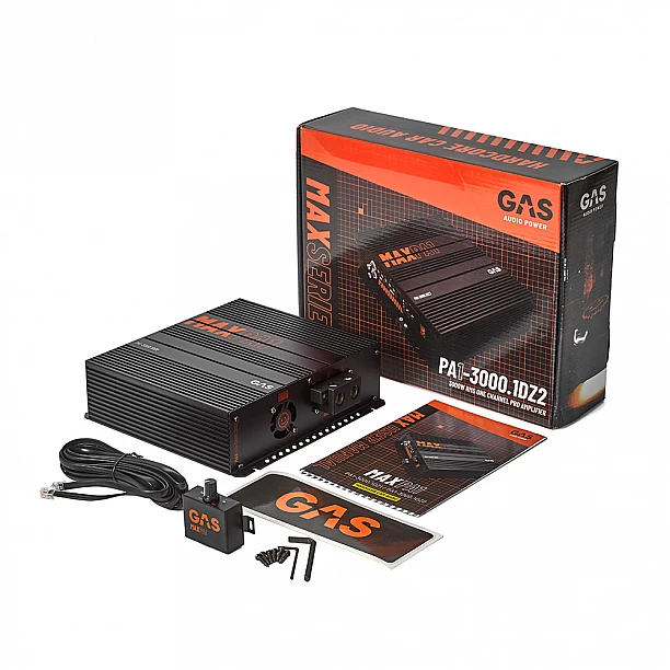 GAS MAX Level PA1 Mono amplifier 2Ohm GAS MAX Level PA1 Mono amplifier 2Ohm