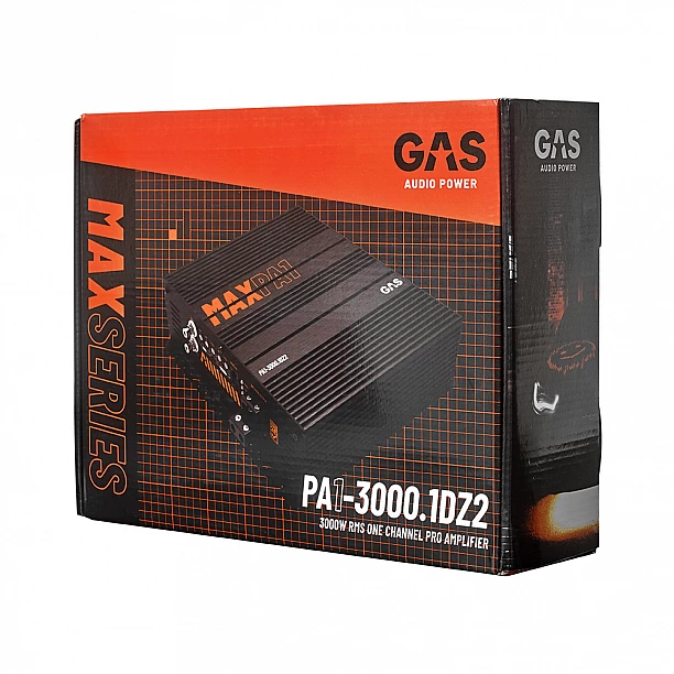 GAS MAX Level PA1 Mono amplifier 2Ohm GAS MAX Level PA1 Mono amplifier 2Ohm