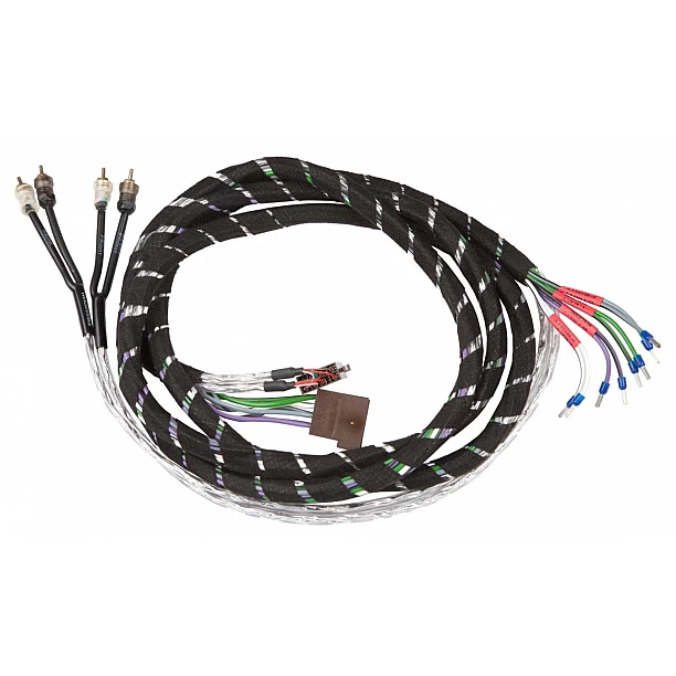 AUDIO SYSTEM 4-Kanaals HIGH-LOW-ADAPTER-Luidspreker kabel 5 meter AUDIO SYSTEM 4-Kanaals HIGH-LOW-ADAPTER-Luidspreker kabel 5 meter