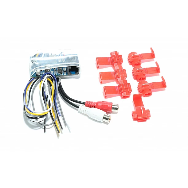 2-weg high-low-adapter voor OEM-radio's/versterkers