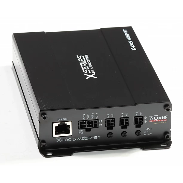 X-SERIE 5-kanaals versterker met 9-kanaals DSP en BT X-SERIE 5-kanaals versterker met 9-kanaals DSP en BT