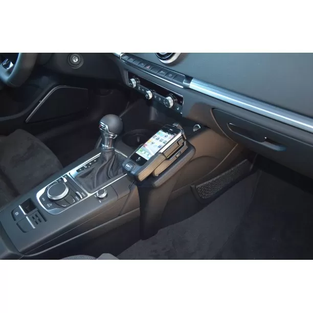 Houder - Kuda Audi A3 2012-2019 Kleur: Zwart Houder - Kuda Audi A3 2012-2019 Kleur: Zwart