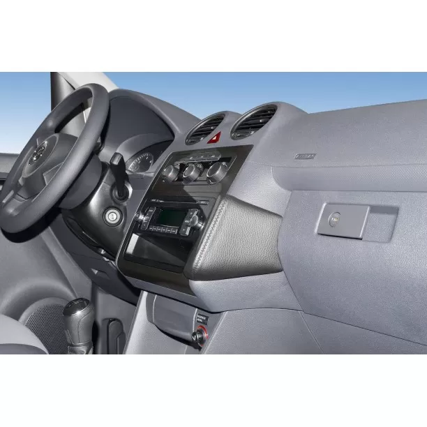 Houder - Kuda Volkswagen Caddy 2004-2019 Kleur: Zwart Met handschoenvak Houder - Kuda Volkswagen Caddy 2004-2019 Kleur: Zwart Met handschoenvak