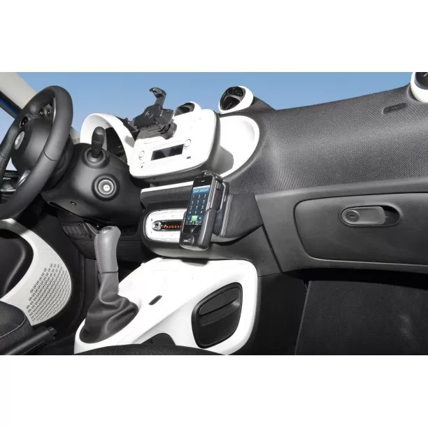 Houder - Kuda Smart ForTwo / ForFour (W453) 2014-2019 Kleur: Zwart Houder - Kuda Smart ForTwo / ForFour (W453) 2014-2019 Kleur: Zwart