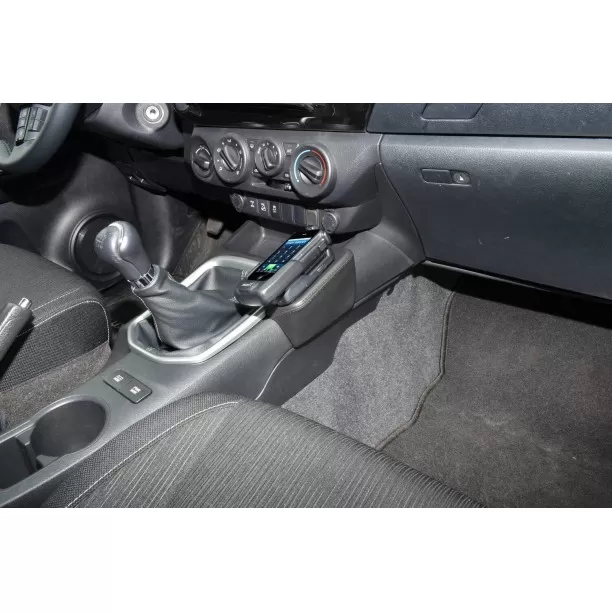 Houder - Kuda Toyota Hilux 2015-2016 Kleur: Zwart Geen automaat Houder - Kuda Toyota Hilux 2015-2016 Kleur: Zwart Geen automaat