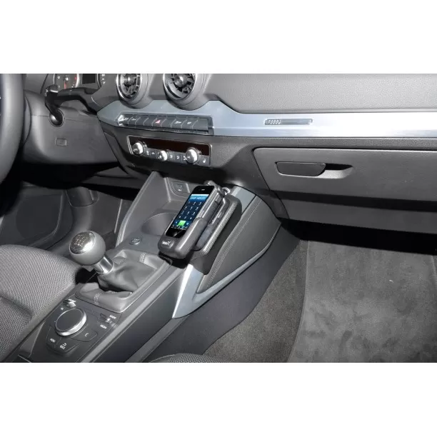 Houder - Kuda Audi Q2 (Type GA) 2016-2019 Kleur: Zwart Houder - Kuda Audi Q2 (Type GA) 2016-2019 Kleur: Zwart