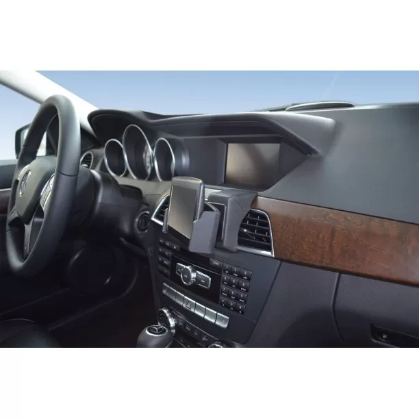 Houder - Kuda Mercedes Benz C-klasse 2011-2014 Kleur: Zwart Houder - Kuda Mercedes Benz C-klasse 2011-2014 Kleur: Zwart