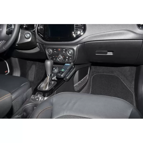 Houder - Kuda Jeep Compass 08/2017-2019 Kleur: Zwart Houder - Kuda Jeep Compass 08/2017-2019 Kleur: Zwart
