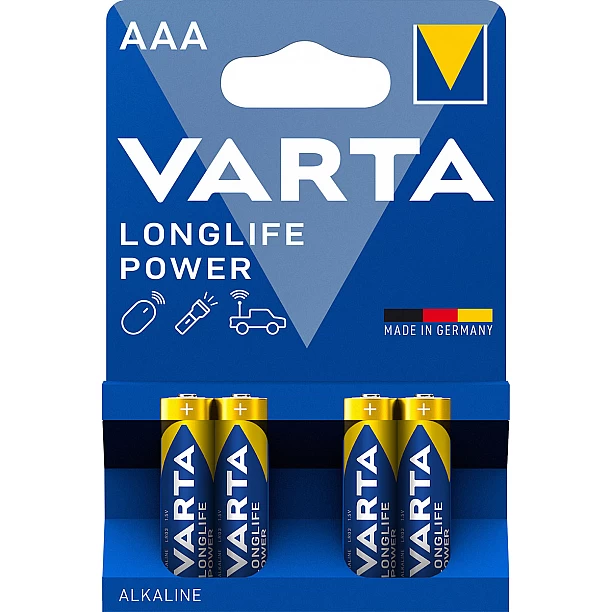 LR03 VARTA LONGLIFE POWER (4x in blister) 4903 mini penlite AAA