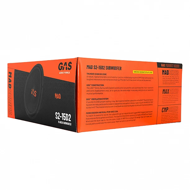 GAS MAD Level 2 Subwoofer 15 GAS MAD Level 2 Subwoofer 15