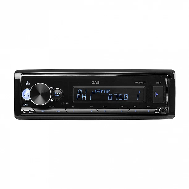GAS MAX 1DIN BT, AUX, USB, APP, DSP, RDS