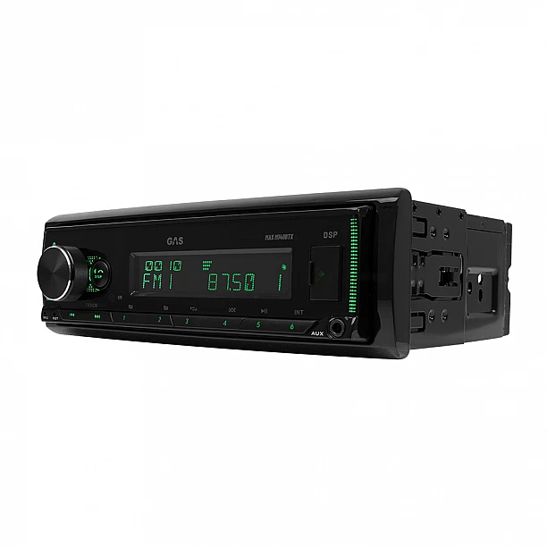 GAS MAX 1DIN BT, AUX, USB, APP, DSP, RDS