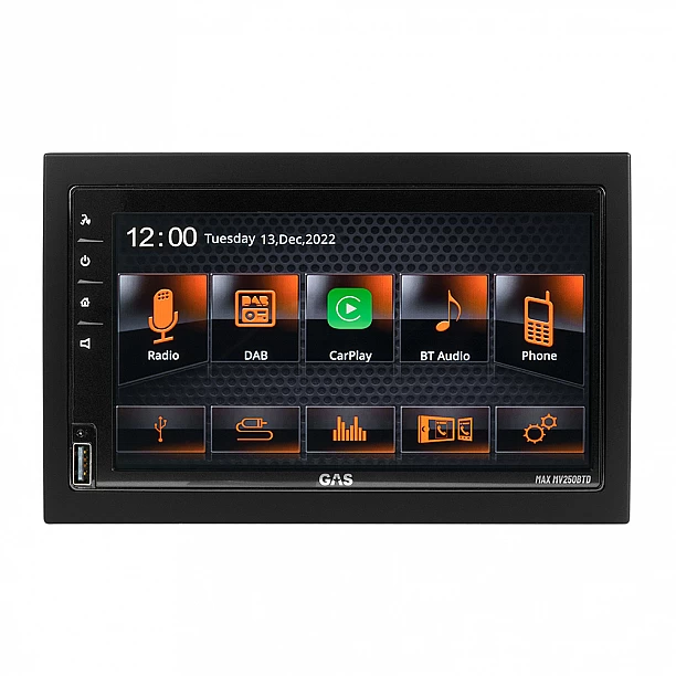 GAS MAX 2DIN Autoradio, 6,75 GAS MAX 2DIN Autoradio, 6,75