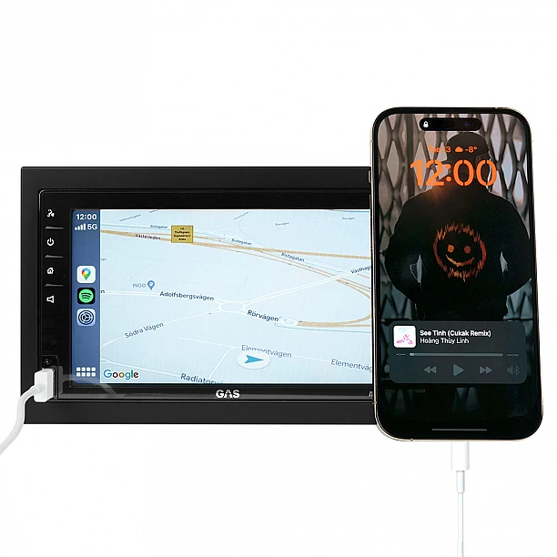 GAS MAX 2DIN Autoradio, 6,75 GAS MAX 2DIN Autoradio, 6,75