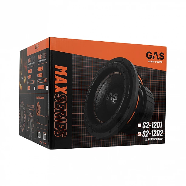 GAS MAX Level 2 Subwoofer 12
