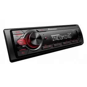 Pioneer MVH-330DAB Receiver 1DIN USB/BT/DAB+ rood