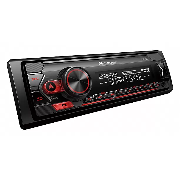 Pioneer MVH-320 1DIN USB/BT/+ rood Pioneer MVH-320 1DIN USB/BT/+ rood
