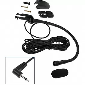 Zwanenhals Microfoon passief 3,5mm o.a.CK3100 / CK3300 / CK3500, Sony Ericsson, TomTom GO, JVC KD-BT
