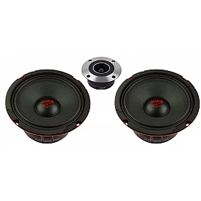 RADION-SERIES 2-Weg dubbel Systeem. 165mm 2-weg PURE DYNAMIC Composet.