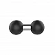 RAM® Dubbele Bal Adapter - C Maat
