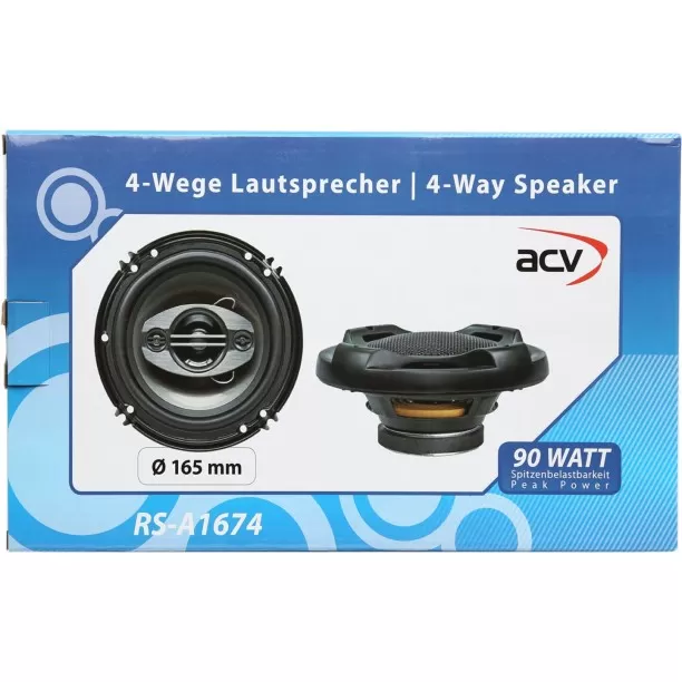 Speaker set 165 mm RS-A 1674 Speaker set 165 mm RS-A 1674