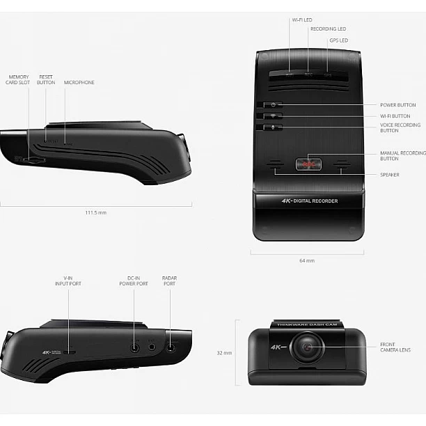 Thinkware U1000 PLUS_2CH_64GB_Hardwire