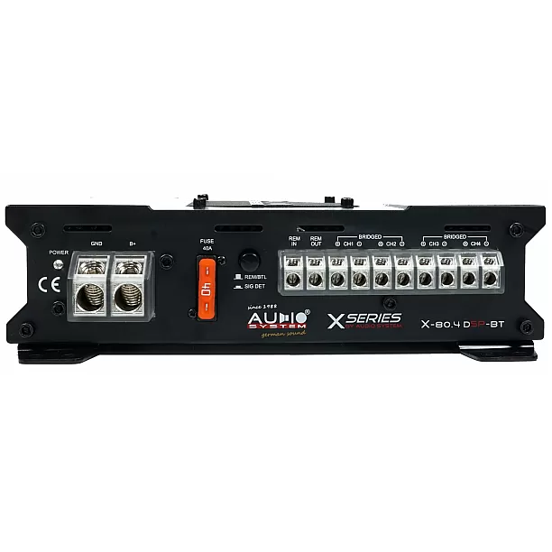 AUDIO SYSTEM DSP-SERIES 4-kanaalsversterker (met 8-kanaals HIGH-POWER DSP en BT) AUDIO SYSTEM DSP-SERIES 4-kanaalsversterker (met 8-kanaals HIGH-POWER DSP en BT)