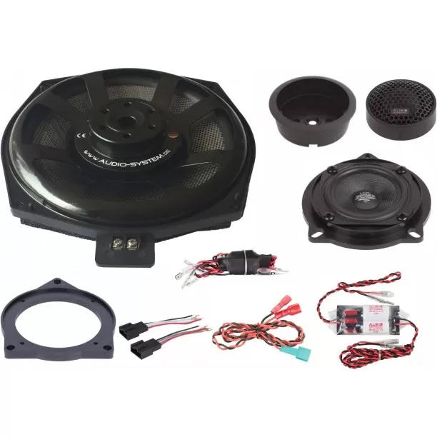XFIT BMW UNI 200 mm 3-Way Part-Active Front Systeem. Voor alle E en F modellen van BMW XFIT BMW UNI 200 mm 3-Way Part-Active Front Systeem. Voor alle E en F modellen van BMW