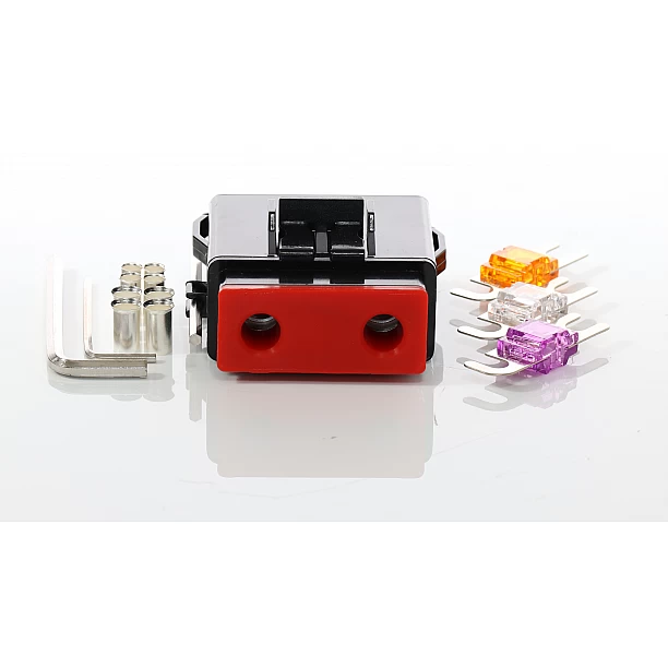 AUDIO SYSTEM Mini ANL WP HIGH END zekeringhouder.  Input/ Output: 10 tot 25 qmm AUDIO SYSTEM Mini ANL WP HIGH END zekeringhouder.  Input/ Output: 10 tot 25 qmm