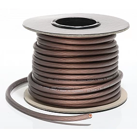 AUDIO SYSTEM HIGH-Performance 20mm² power Kabel. Per rol van 25 meter Black