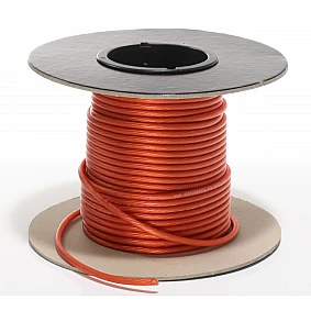 AUDIO SYSTEM HIGH-Performance 6 mm² power Kabel Per rol van 25 meter Rood