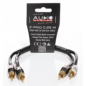 AUDIO SYSTEM HIGH-PERFORMANCE RCA-KABEL 250mm OFC cinch-kabel