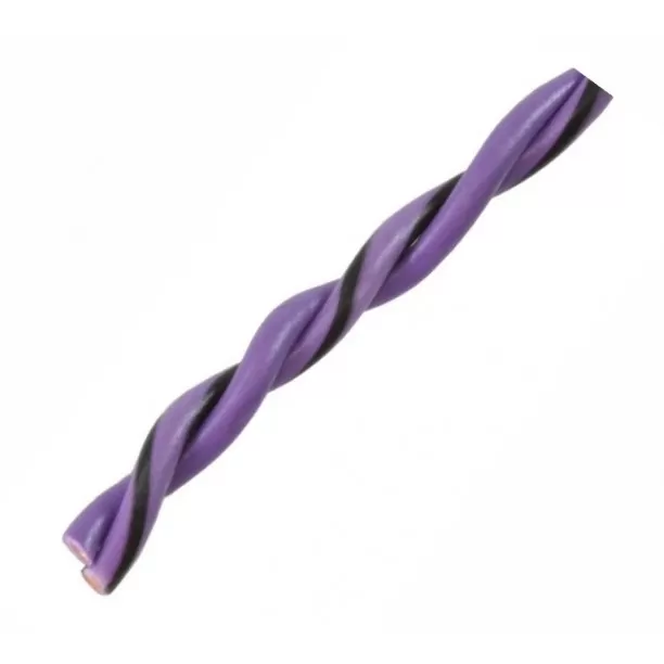 AUDIO SYSTEM Gedraaide luidsprekerkabel. Paars. 2x 0,75mm² . 100 mtr per rol
