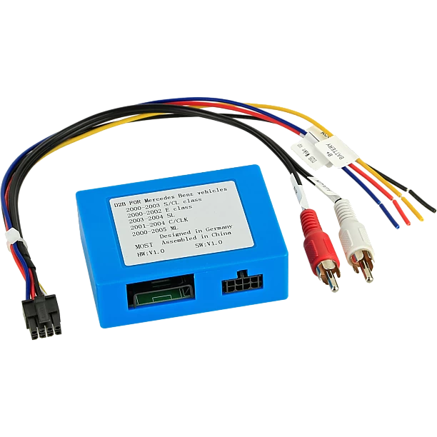 Actieve Systeem Adapter Mercedes Benz diverse voertuigen D2B>Cinch Actieve Systeem Adapter Mercedes Benz diverse voertuigen D2B>Cinch
