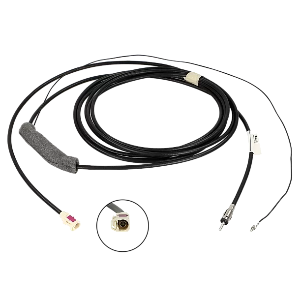 Calearo verlengkabel Fakra Z (f) > Din (m) 500 cm met Phantoomspanning Calearo verlengkabel Fakra Z (f) > Din (m) 500 cm met Phantoomspanning